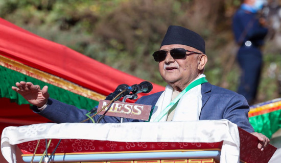 PM Oli pledges to develop Solukhumbu as a toursism hub