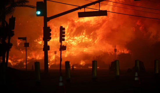 Winds fuel dangerous Los Angeles wildfires as tens of thousands evacuate