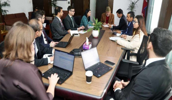 IMF team meets Finance Minister Paudel