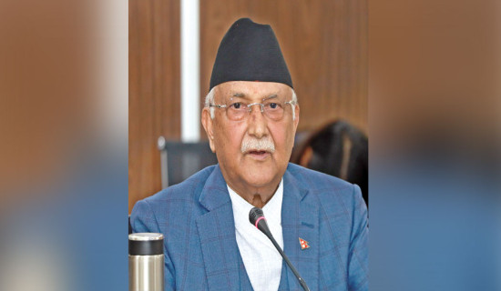 PM Oli pledges to work together to conclude transitional justice