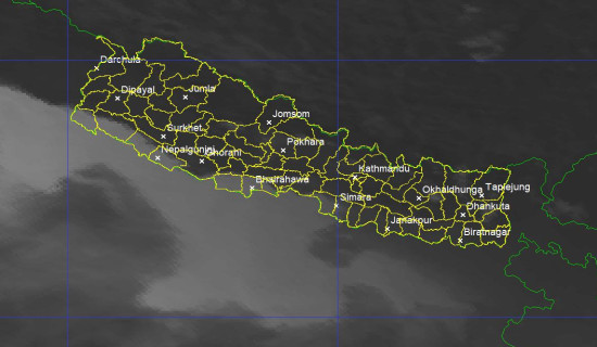 Light precipitation likely in high hilly, mountainous region of Karnali, Sudurpaschim