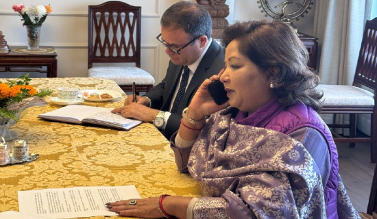 Minister Dr Rana holds telephonic conversation with Qatar's minister for Bipin Joshi's release