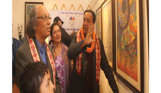 Mulmi’s solo painting exhibition held