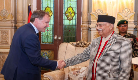 British Ambassador calls on Prime Minister Oli