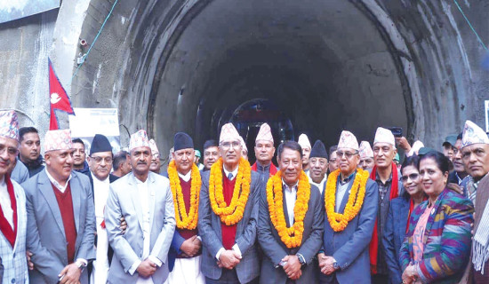 Breakthrough of tunnel work just in 7 months