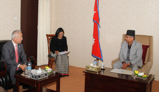 Japanese Ambassador pays courtesy call on Vice President Yadav