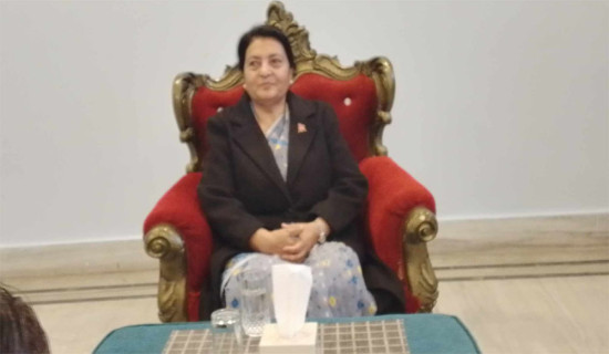 All have a role in nation-building: Former President Bhandari