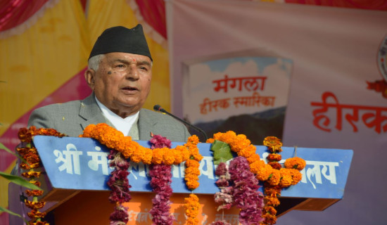 Education is foundation of development: President Paudel