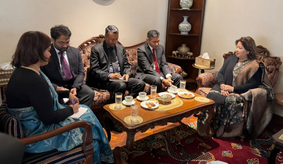 Mahawar pays courtesy call on Minister Rana