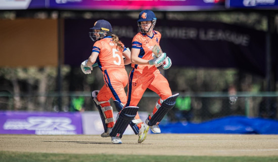 Netherlands post 141-run target for Nepal in Women's T20I Tri-Series