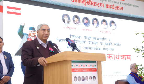 NC President Deuba stresses on party's strengthening