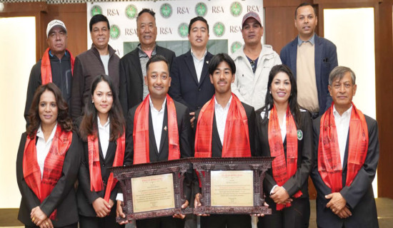 NGA honours golfer duo Sadbhav and Rahul