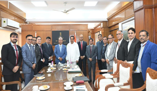 Minister Khadka meets Indian Jal Shakti Minister Patil