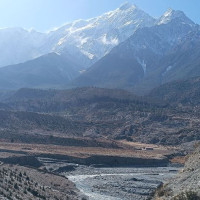 Devotes in premise of Muktinath temple