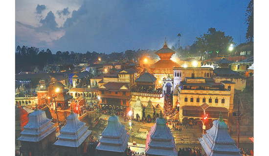 Easy offering arrangement at Pashupatinath on Mahashivaratri