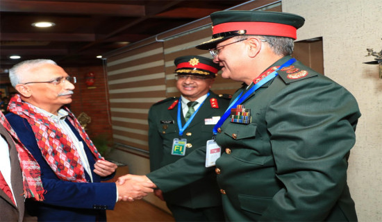 Six former Indian Army Chiefs arrive Nepal