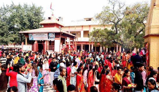 Devotees throng Bageshwari in Banke, Galeshwar in Myagdi to mark Shivaratri