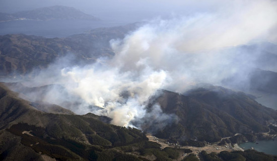 Forest Fire in Iwate Pref. Forces Evacuation of More Than 500 People, in Area Hit by 2011 Tsunami