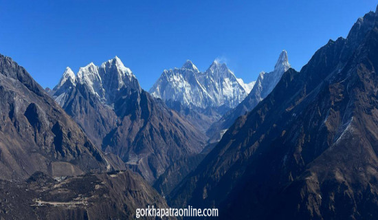 View of Sagarmatha region after weather clears (Photo Feature)