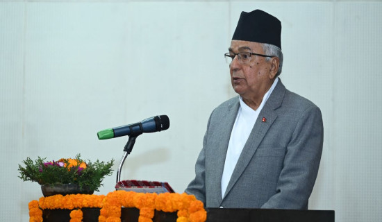 Moral values, righteousness and yoga are the backbone of a civilized society: President Paudel