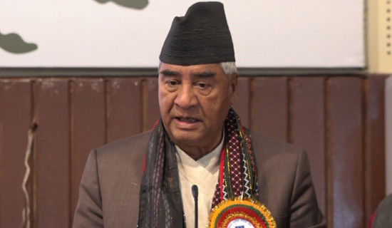 Deuba highlights role of ex-servicemen in strengthening democracy