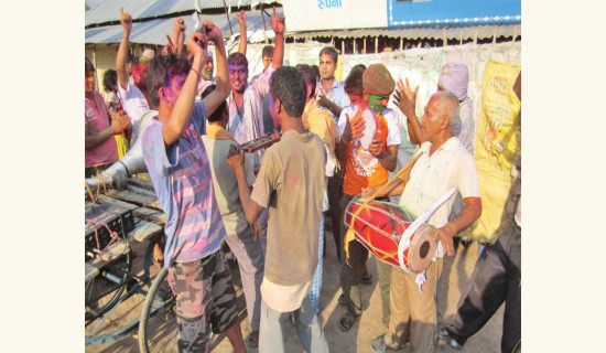 PM Oli arrives at Dang