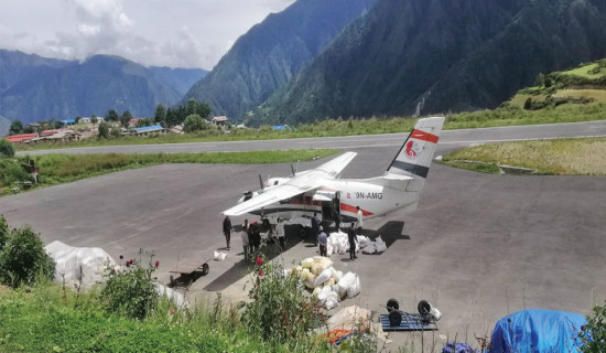 Air services halted in Karnali