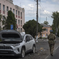 Ukraine's Reva turns war debris into art