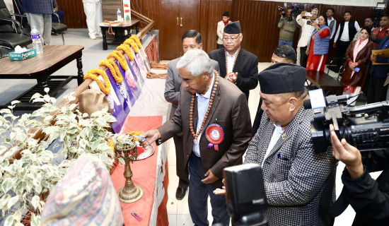 Lots of works have been carried out for nation's prosperity: NC President Deuba