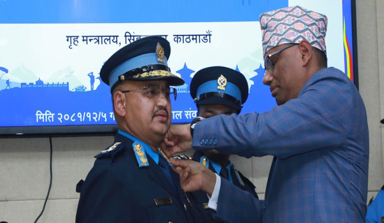 IGP Thapa vows to strive for system in police force