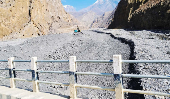 85 percent work completed on Beni-Jomsom-Korala section of Kaligandaki Corridor