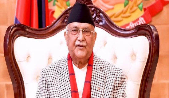 PM Oli urges students to appear SEE steadily