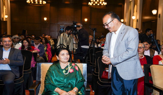 Poetry, means of realising world: Former President Bhandari