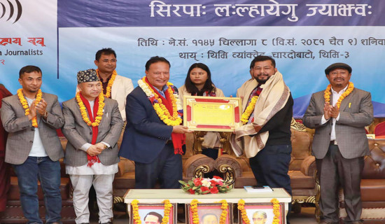 Shahi honoured with Photojournalist Award