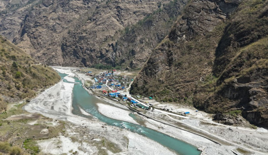 Marshyangdi River and Talgaun