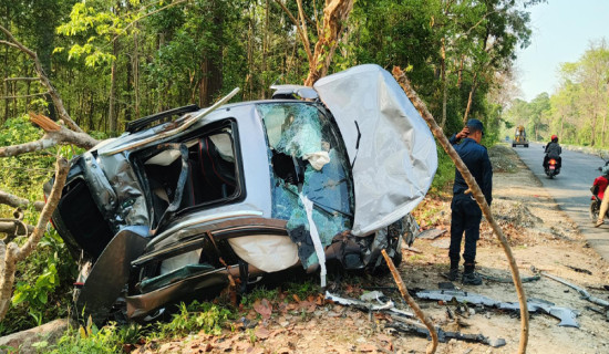 Two killed, three injured in separate road accidents