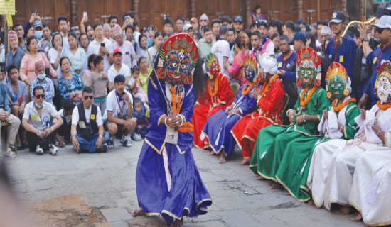 Halchowk Aakash Bhairav’s  Bahara Barse Jatra continues