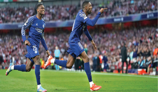 Dembele sinks Arsenal as PSG seize edge in CL semi-final