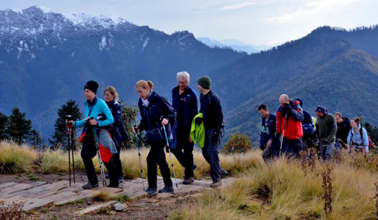 Over 100 thousand tourists visit Nepal in April