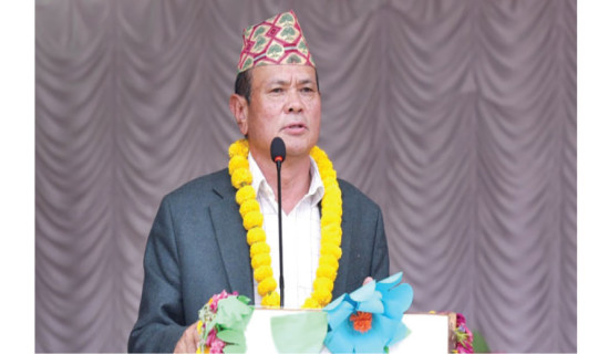 State Minister Garbuja assumes office