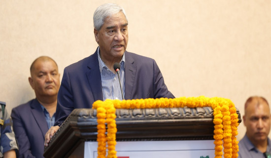 Dangol's demise an irreparable loss to NC, says Deuba