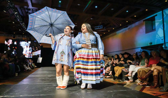 Indigenous fashion week in Santa Fe, New Mexico