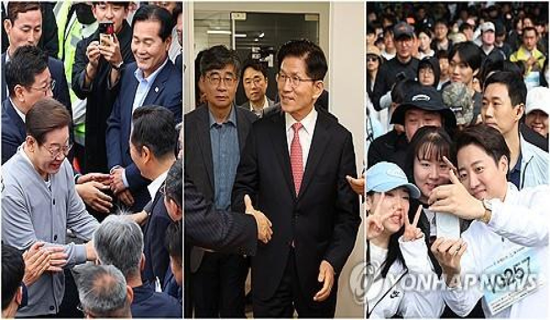 Official campaign starts for June 3 South Korean presidential election