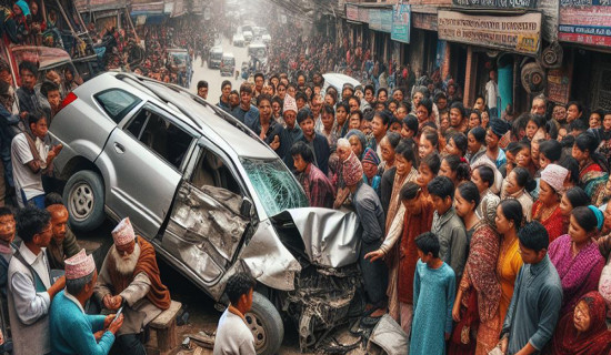 Eight injured in Dhankuta Tata Sumo accident