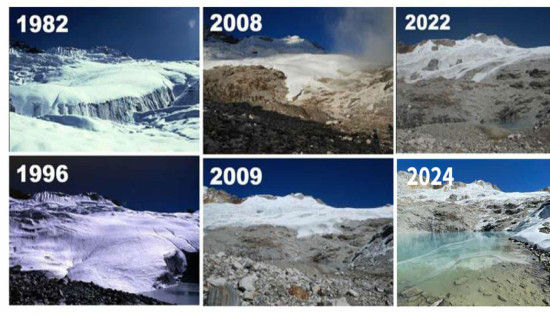 Dying of Yala glacier marked with ritual tributes