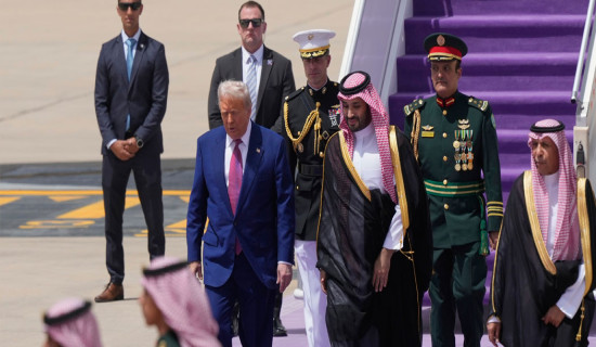 Saudi crown prince welcomes Trump