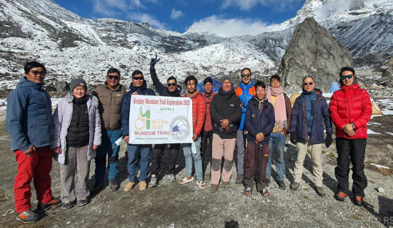 Trail offering experience of Tarai, Hill and Mountain climes being developed