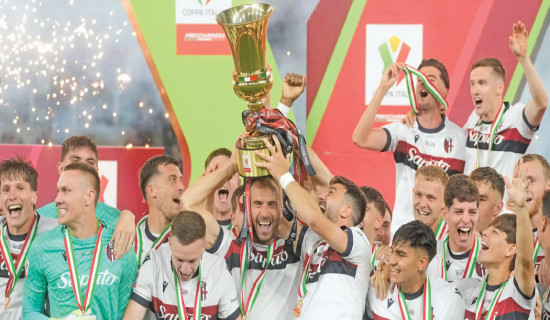 Bologna end 51-year wait for glory with Italian Cup triumph