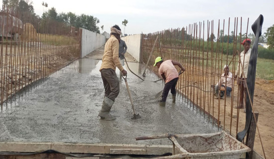 76.5% work on Babai irrigation  project completes