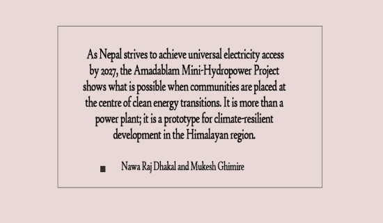 Electrifying Last Mile In  Sagarmatha’s Shadow